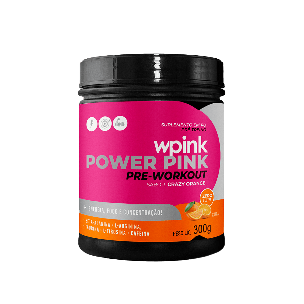 Super Power Pink De Laranja - Pré-treino – 300g